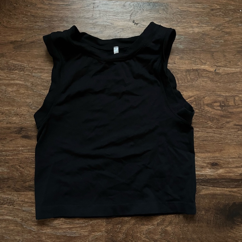Black Sleeveless Women's Top